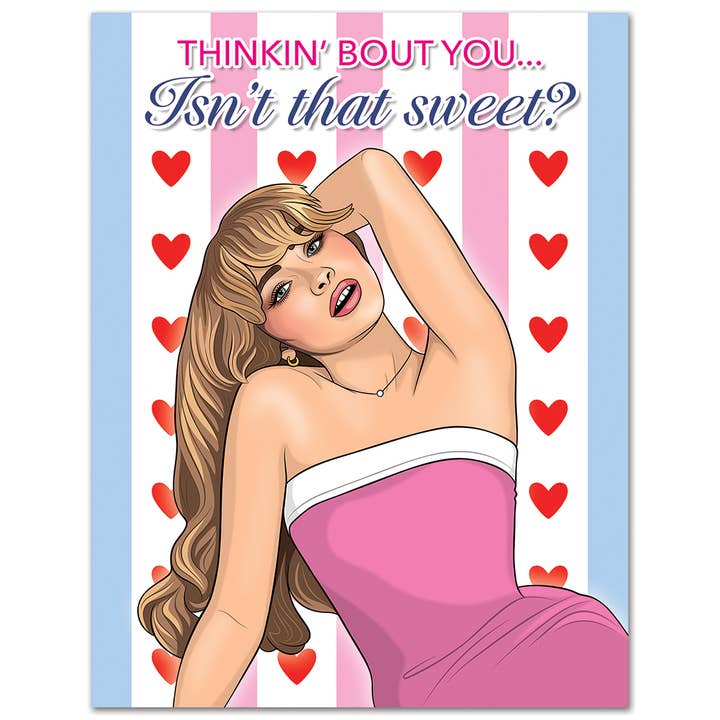 Card: Sabrina Thinking 'Bout You Valentine's Day - Just Fabulous Palm Springs