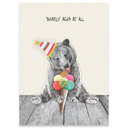 Bearly Aged Birthday Card - Just Fabulous Palm Springs
