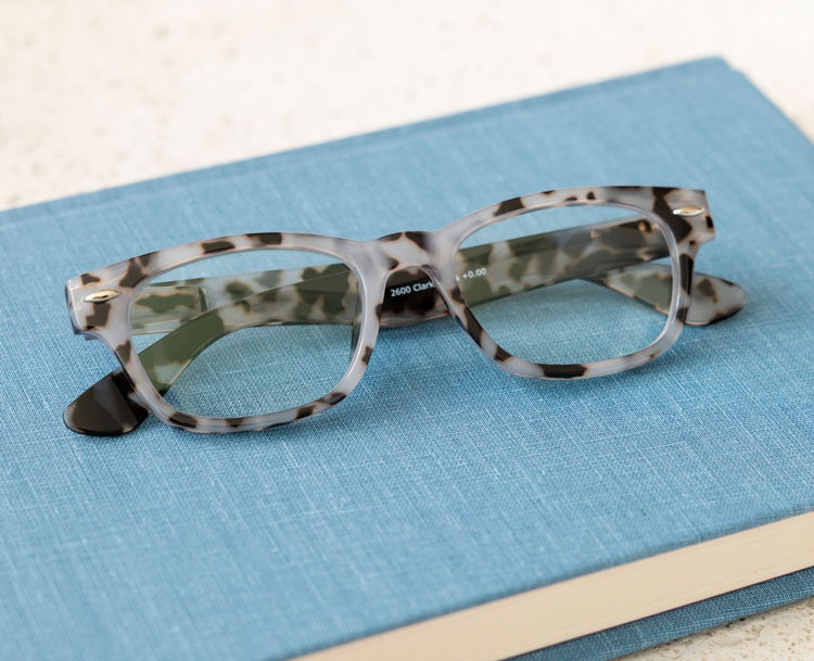 Clark Reading Glasses - Gray Tortoise