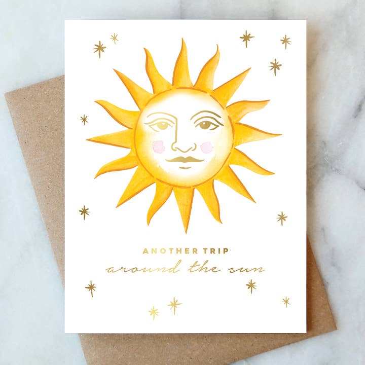 Another Trip Around The Sun Birthday Card - Just Fabulous Palm Springs