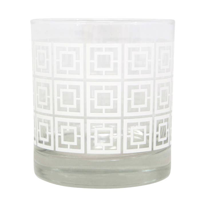 Breezeway Rocks Glass - White