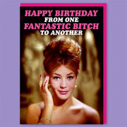 From One Fantastic Bitch To Another Birthday Card - Just Fabulous Palm Springs
