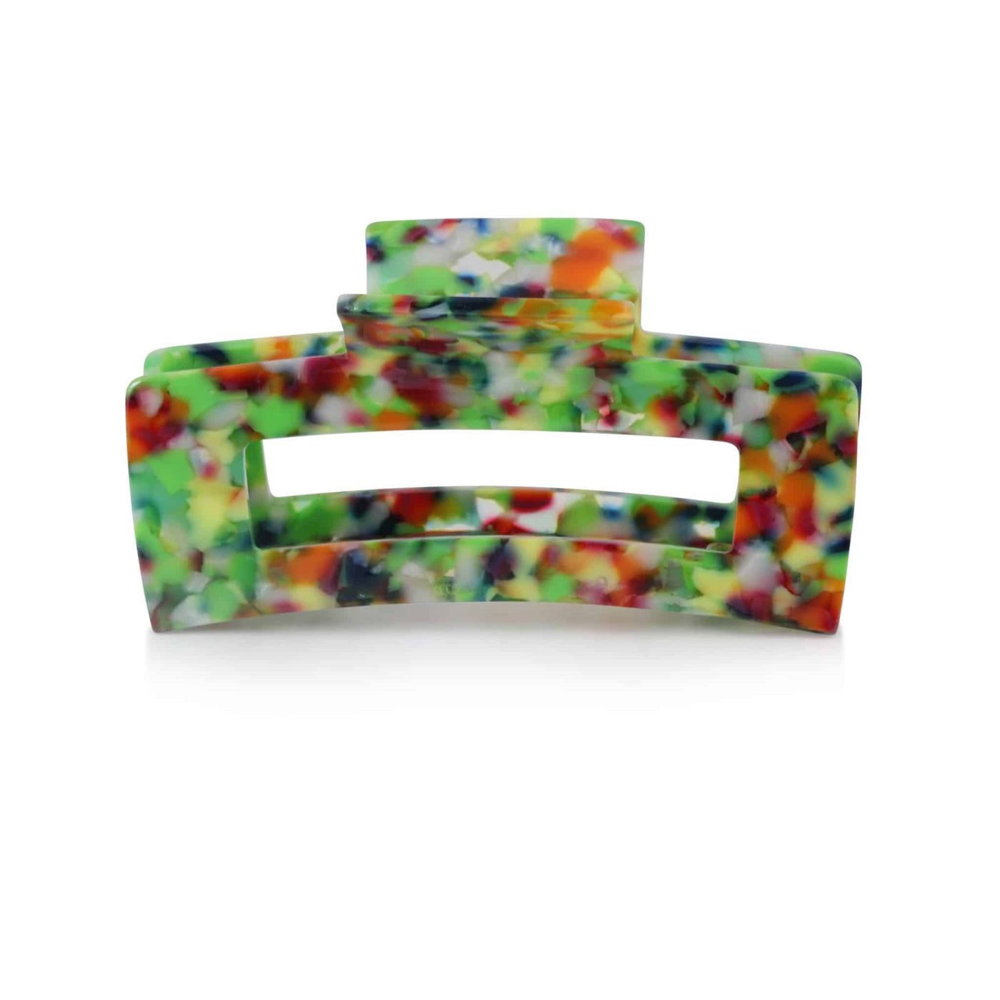 Erica Statement Bulldog Hairclip - Green