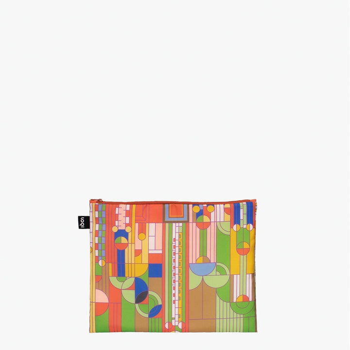 Frank Lloyd Wright Recycled Zip Pockets