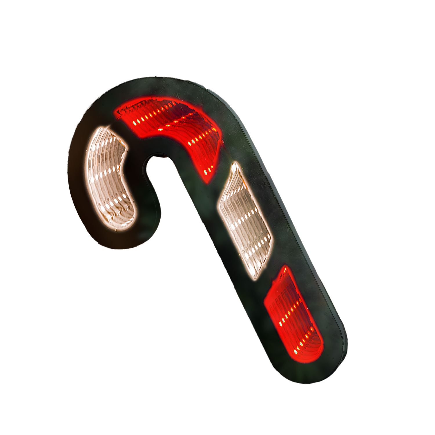Infinity Mirror Magic Candy Cane Garland 5.74'