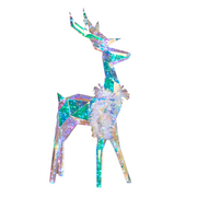 Holographic Deer With Scarf