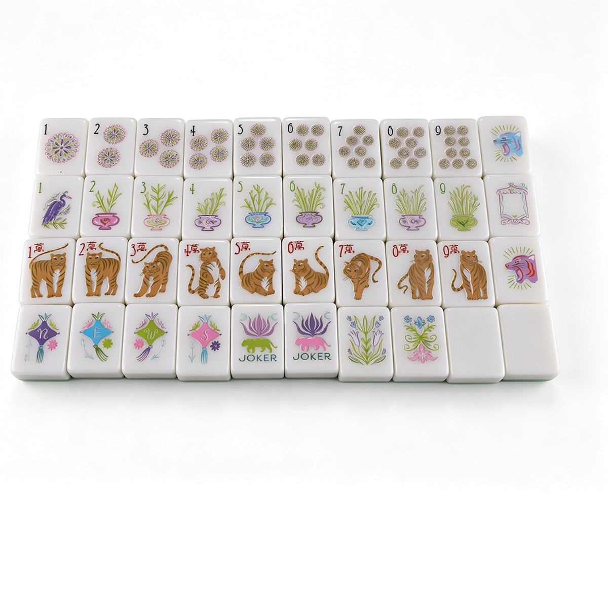 Moon Tiger Mahjong Tiles