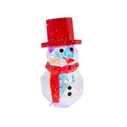 Holographic LED Lighted Snowman