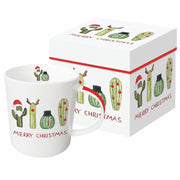 Christmas Cactus Mug In Gift Box