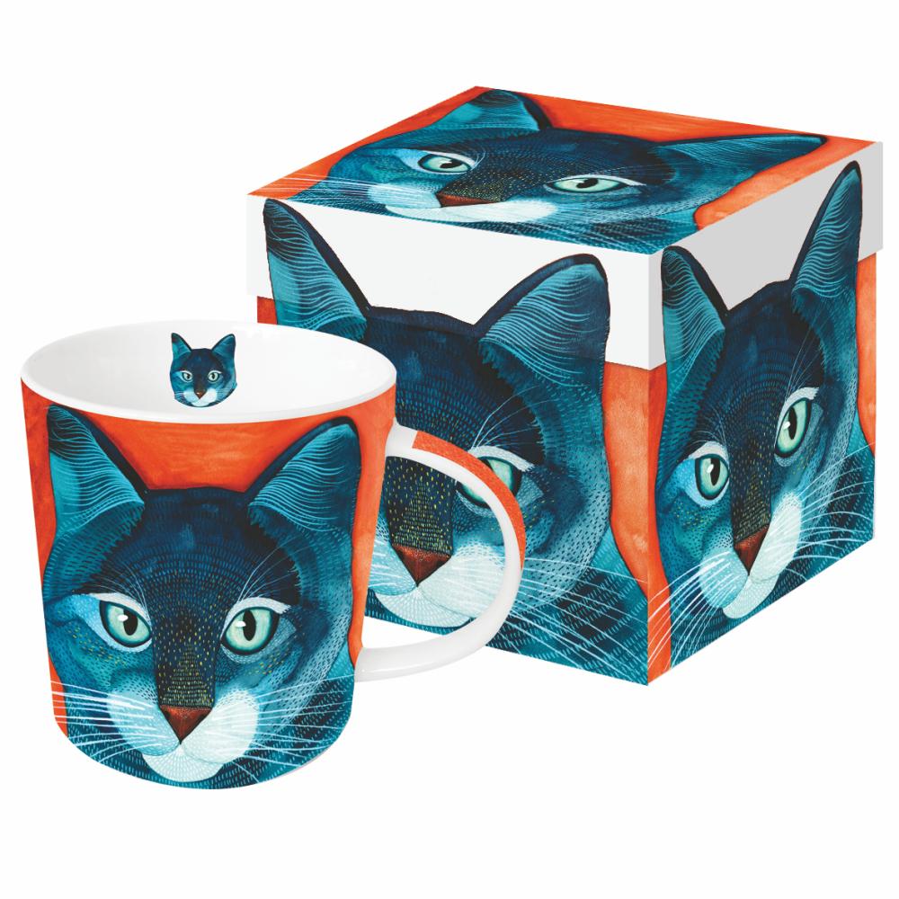 Indigo Cat Mug - Just Fabulous Palm Springs