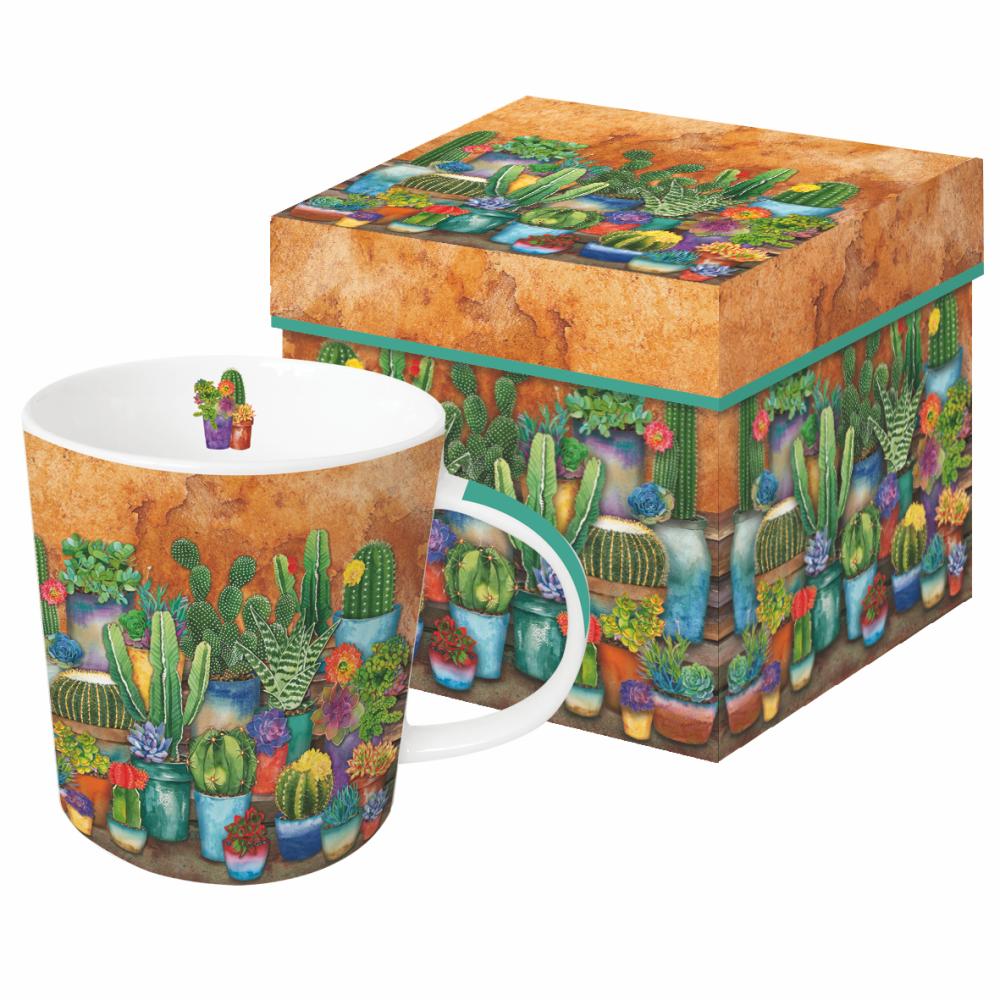 Southwest Succulents Gift Boxed Mug