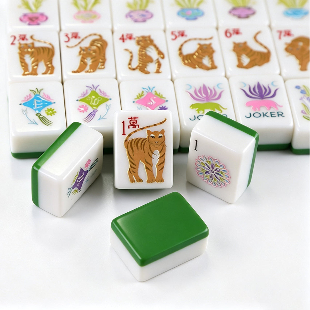 Moon Tiger Mahjong Tiles