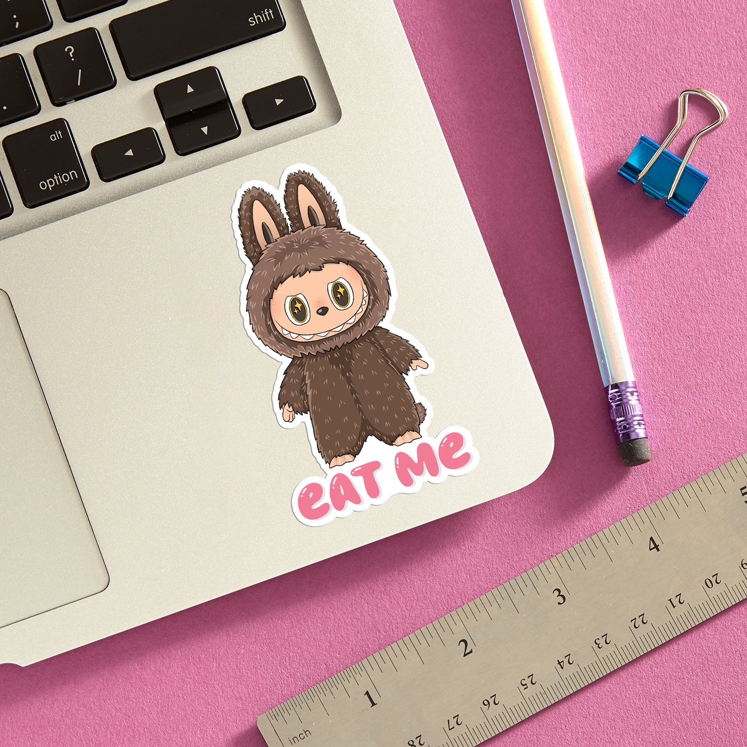 Die Cut Sticker: Monster Eat Me