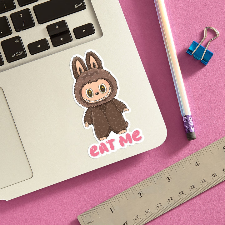 Die Cut Sticker: Monster Eat Me