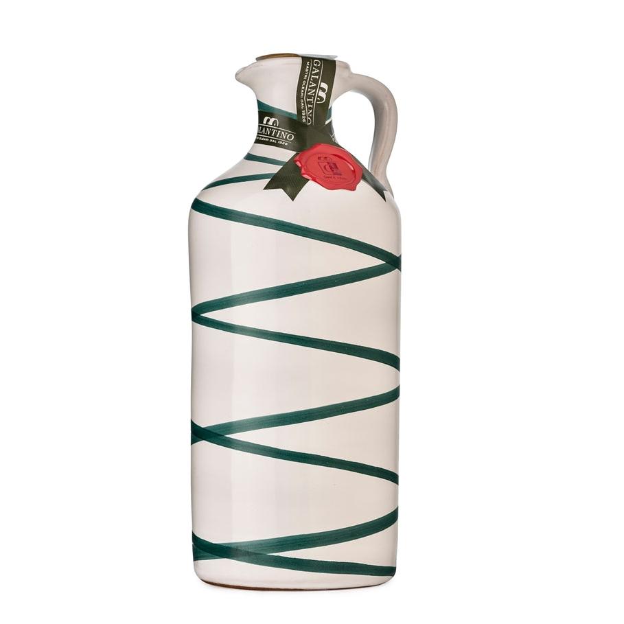 Helix Extra Virgin Olive Oil Ceramic By Frantoio Galantino - Dark Green