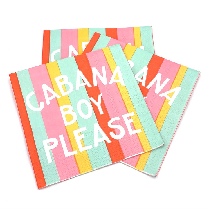 Cabana Boy Please Cocktail Napkins