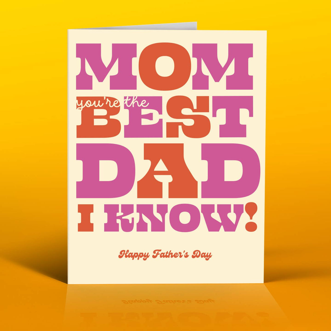 Best Mom Dad Father's Day Greeting Card