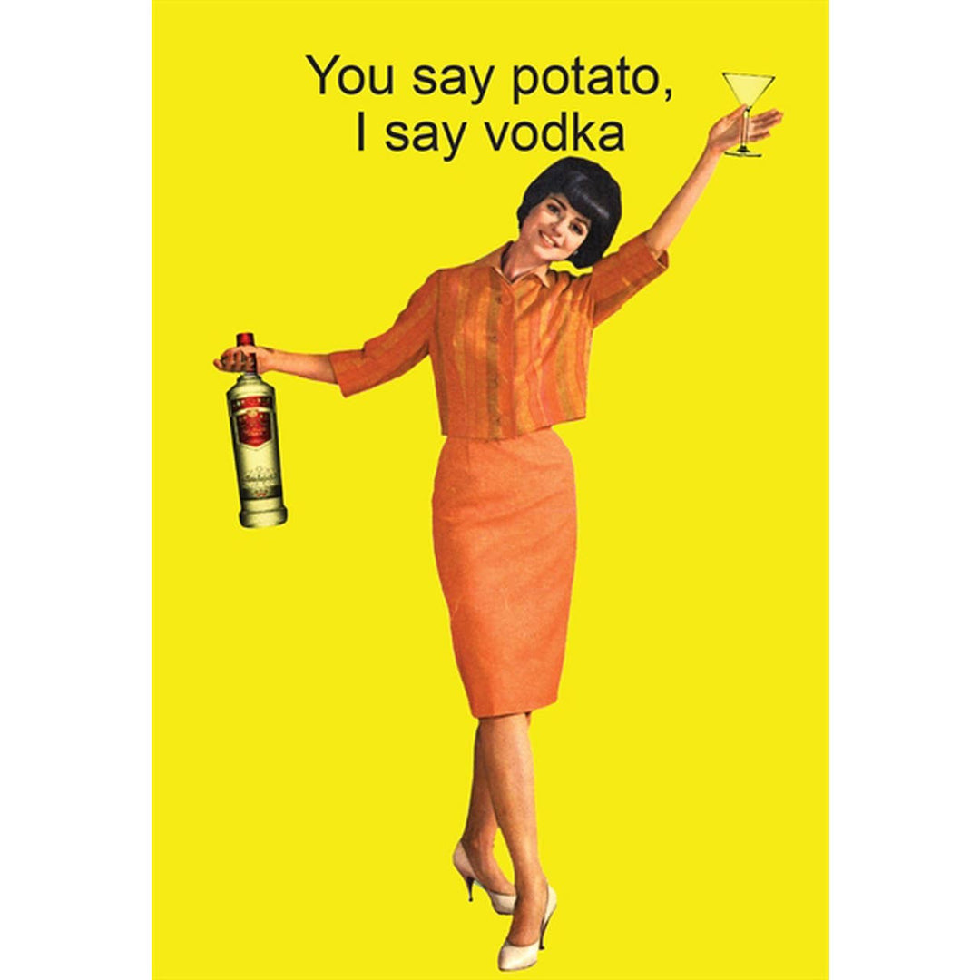 Vodka Greeting Card