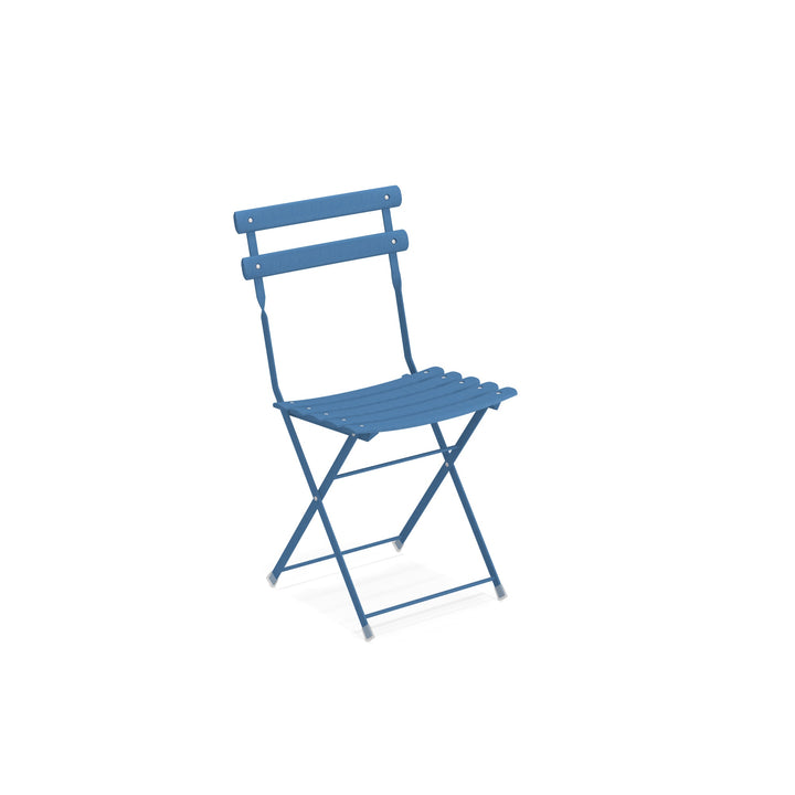 European Style Bistro Table & Chair Set - Marine Blue