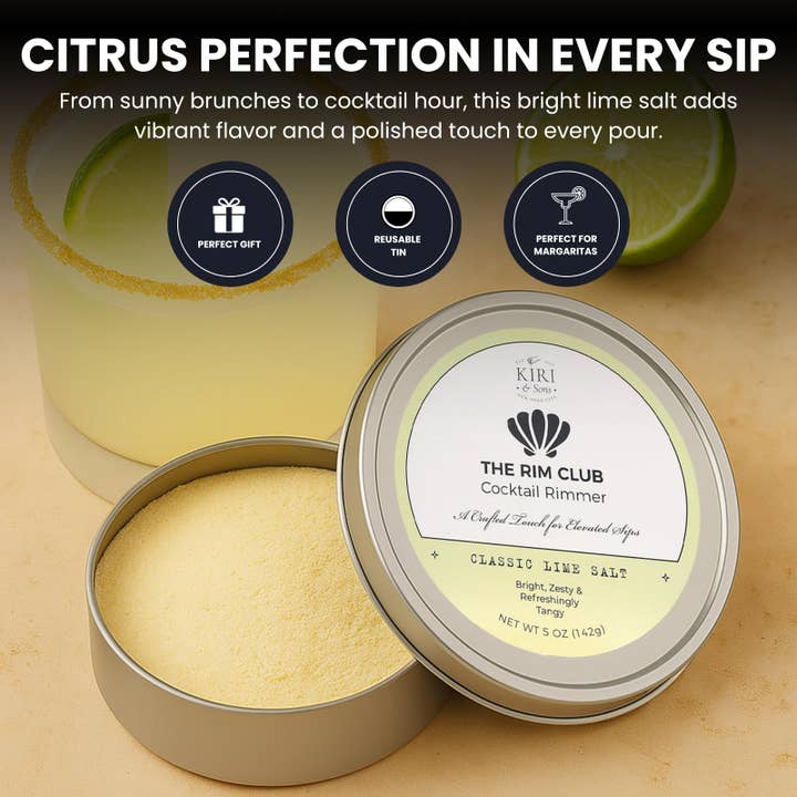 Classic Lime Cocktail Rimmer Salt
