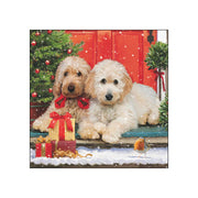 Dogs At The Door Cocktail Napkins