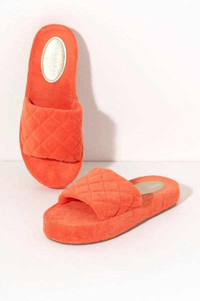 Sol Terry Pool Slides - Orange