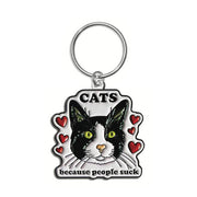 Keychain: Cats Because People Suck
