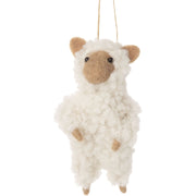 Wooly Standing Sheep Ornament
