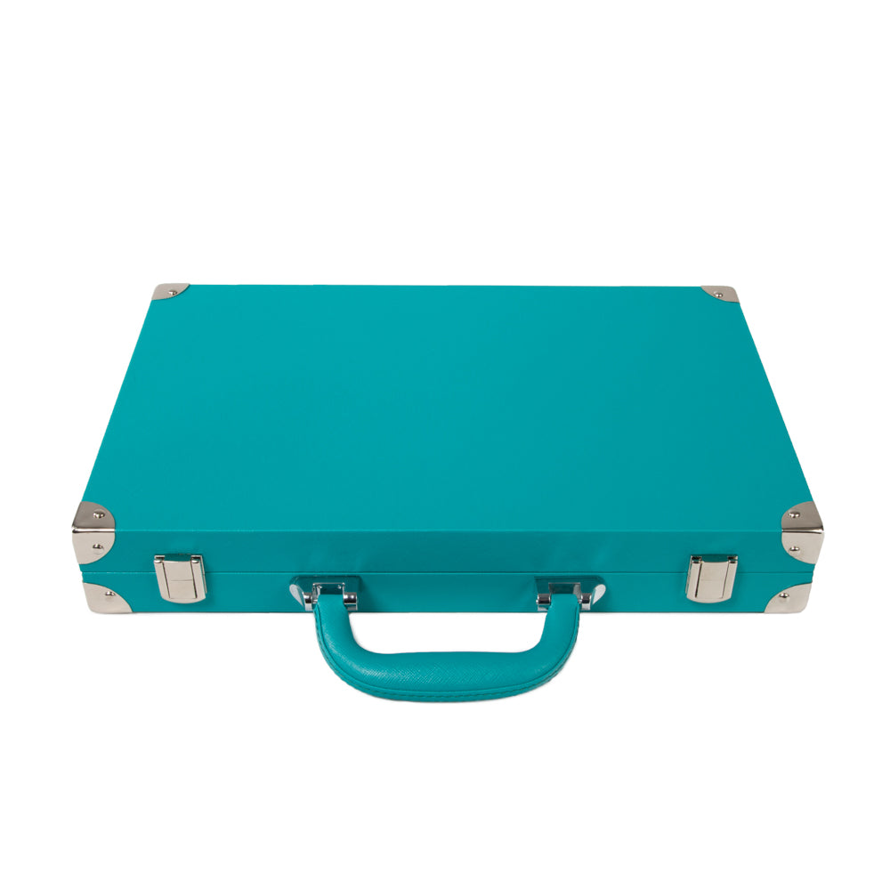 Ellen Backgammon Set - Teal - Just Fabulous Palm Springs