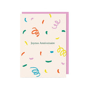 Joyeux Anniversaire Birthday Card