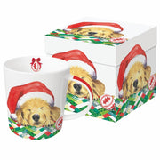 Christmas Puppy Mug In Gift Box
