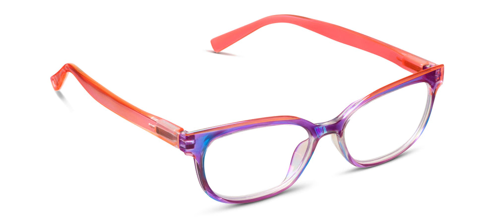 Augusta Reading Glasses - Purple/Coral Iridescent
