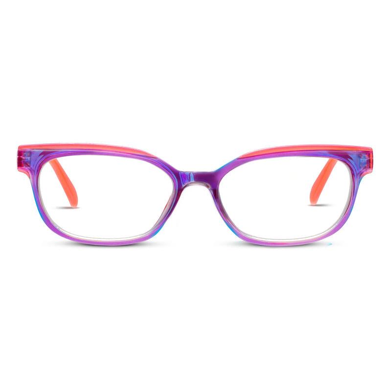 Augusta Reading Glasses - Purple/Coral Iridescent