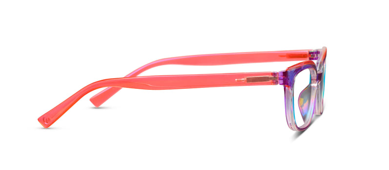 Augusta Reading Glasses - Purple/Coral Iridescent