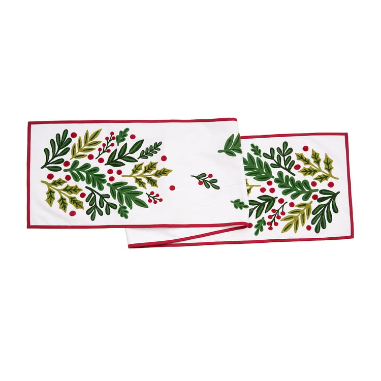 Botanical Christmas Table Runner