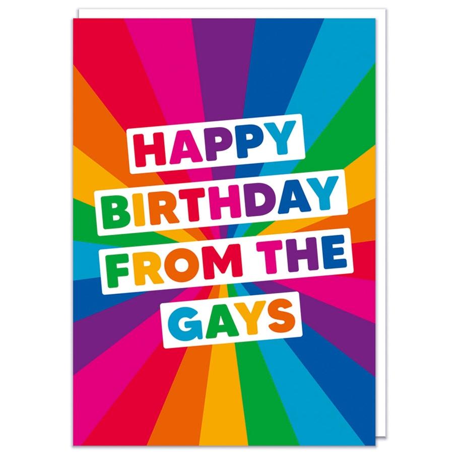 From The Gays Birthday Card - Just Fabulous Palm Springs