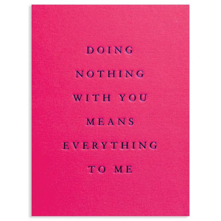 Doing Nothing Greeting Card - Just Fabulous Palm Springs