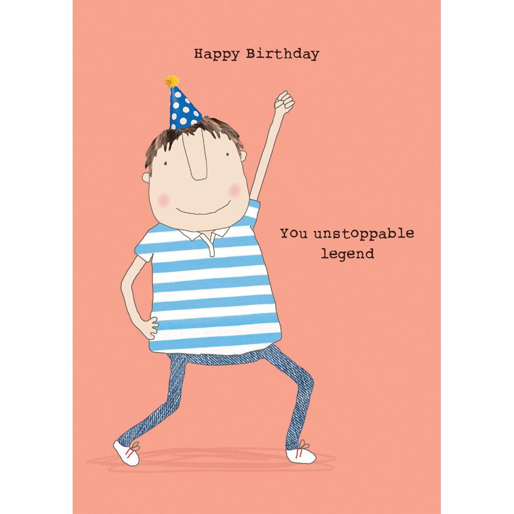 Unstoppable Birthday Card