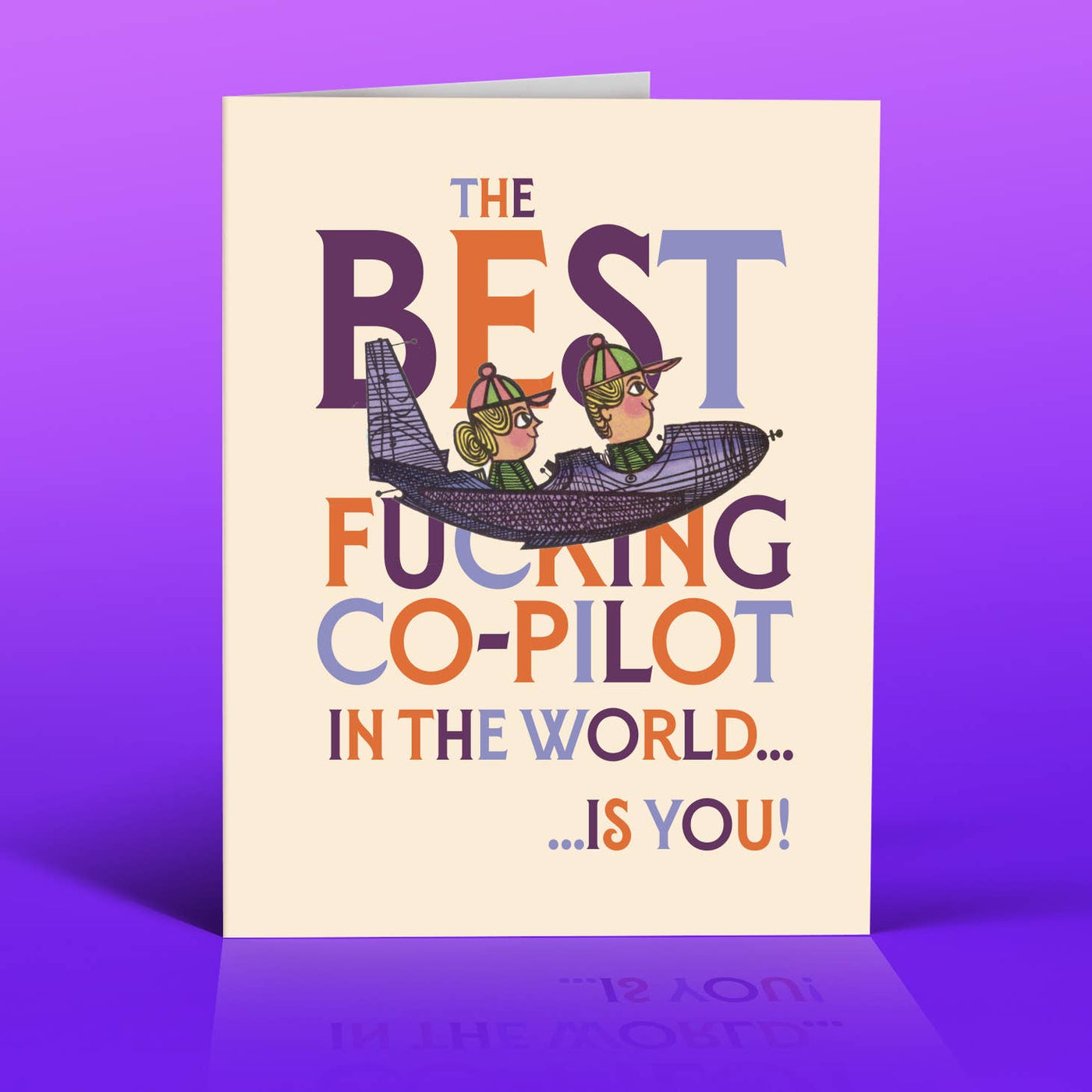 Best Co-Pilot In The World Greeting Card