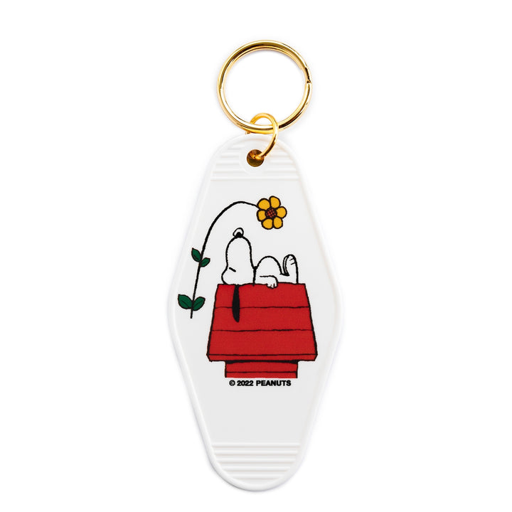 Peanuts® - Snoopy Doghouse Flower Key Tag