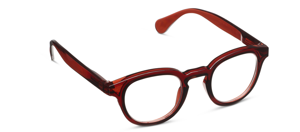 Asher Reading Glasses - Cranberry