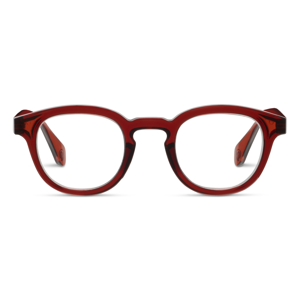 Asher Reading Glasses - Cranberry