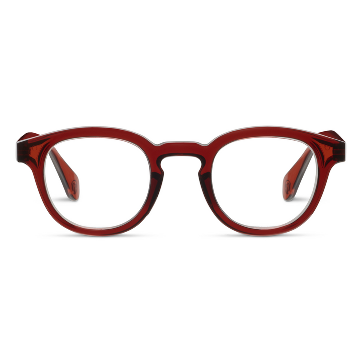 Asher Reading Glasses - Cranberry