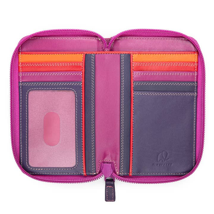 Medium Zip Around Wallet - Sangria