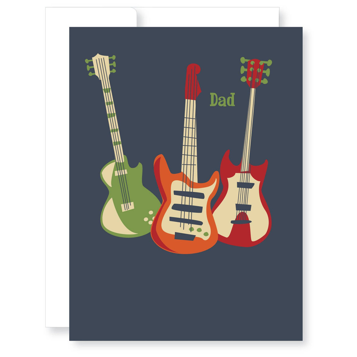 You Rock Guitars Father's Day Greeting Card