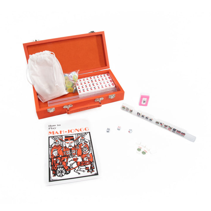 Mini Travel Mahjong Set - Orange - Just Fabulous Palm Springs