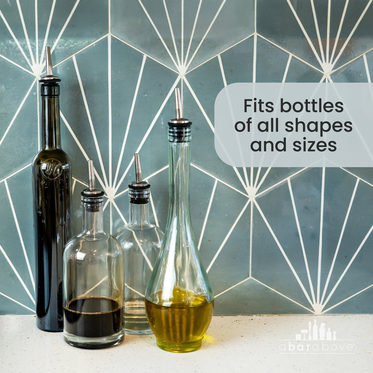 Black Pour Spout (Set Of 6)