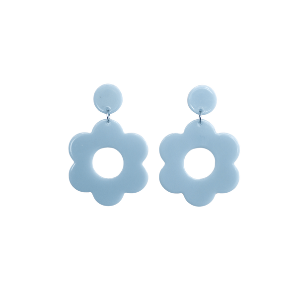 Daisy Earrings - Periwinkle