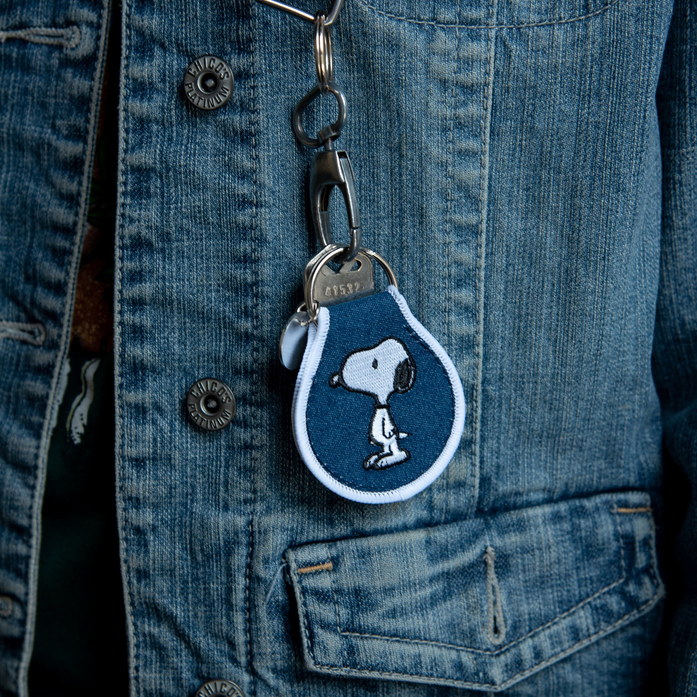 Peanuts® - Snoopy Classic Patch Keychain