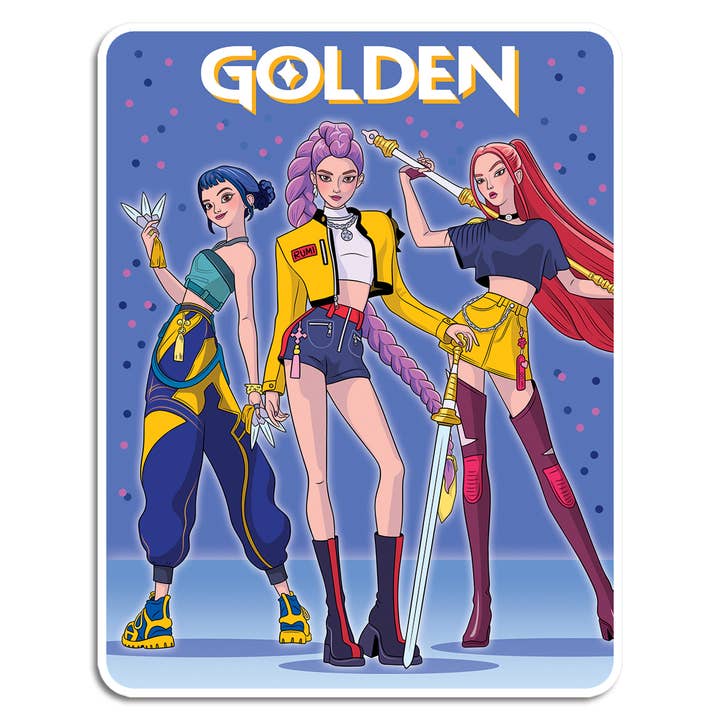 Die Cut Sticker: K-Pop DH Golden